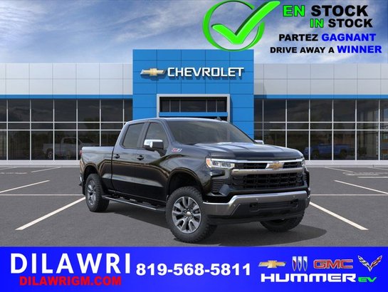 2026 CHEVROLET Silverado 1500 LT cabine multiplace 4RM 157 po BLACK