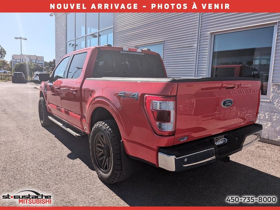 Ford F-150 LARIAT cabine SuperCrew 4RM caisse de 5,5 pi 2022 Rouge