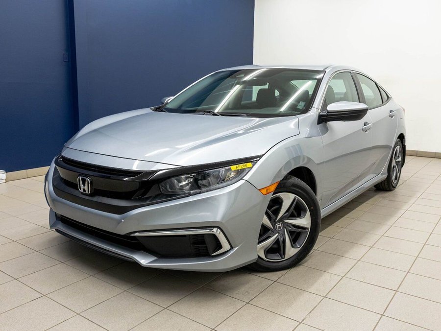 Honda Civic LX AUTOMATIQUE *SIEGES CHAUF* CARPLAY *GR SECURITE 2021 Gris