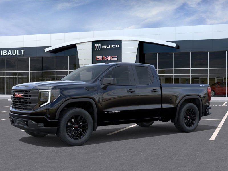 GMC SIERRA 1500 Pro cabine double 4RM 147 po 2026 Noir Sherbrooke - photo #1