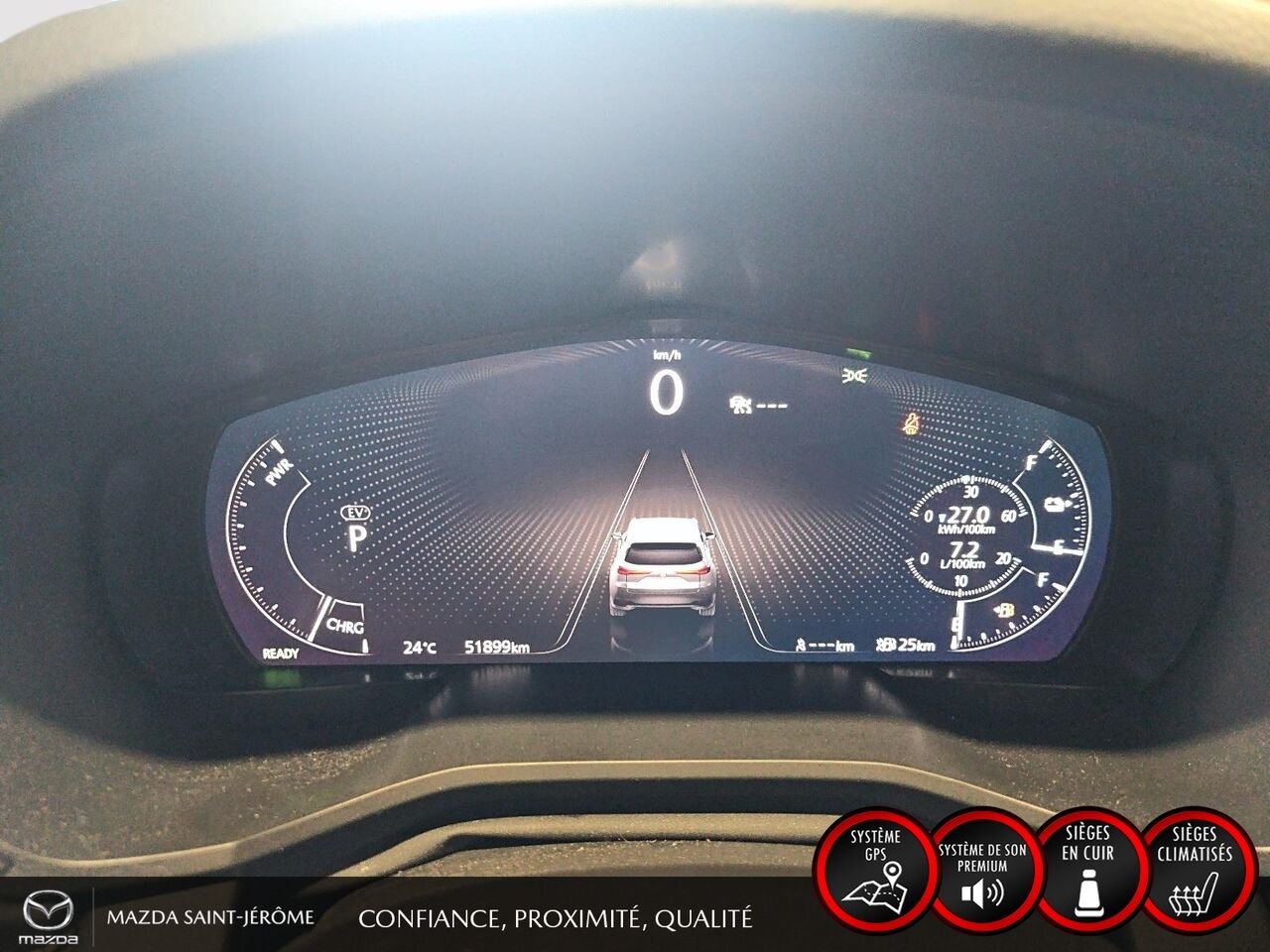 Mazda CX-90 hybride rechargeable GT hybride rechargeable | CUIR NAPPA | TOIT 2 RANGÉES | BOSE 12 HP | AWD | 3e RANGÉE 2025 Noir Saint-Jérôme - photo #15