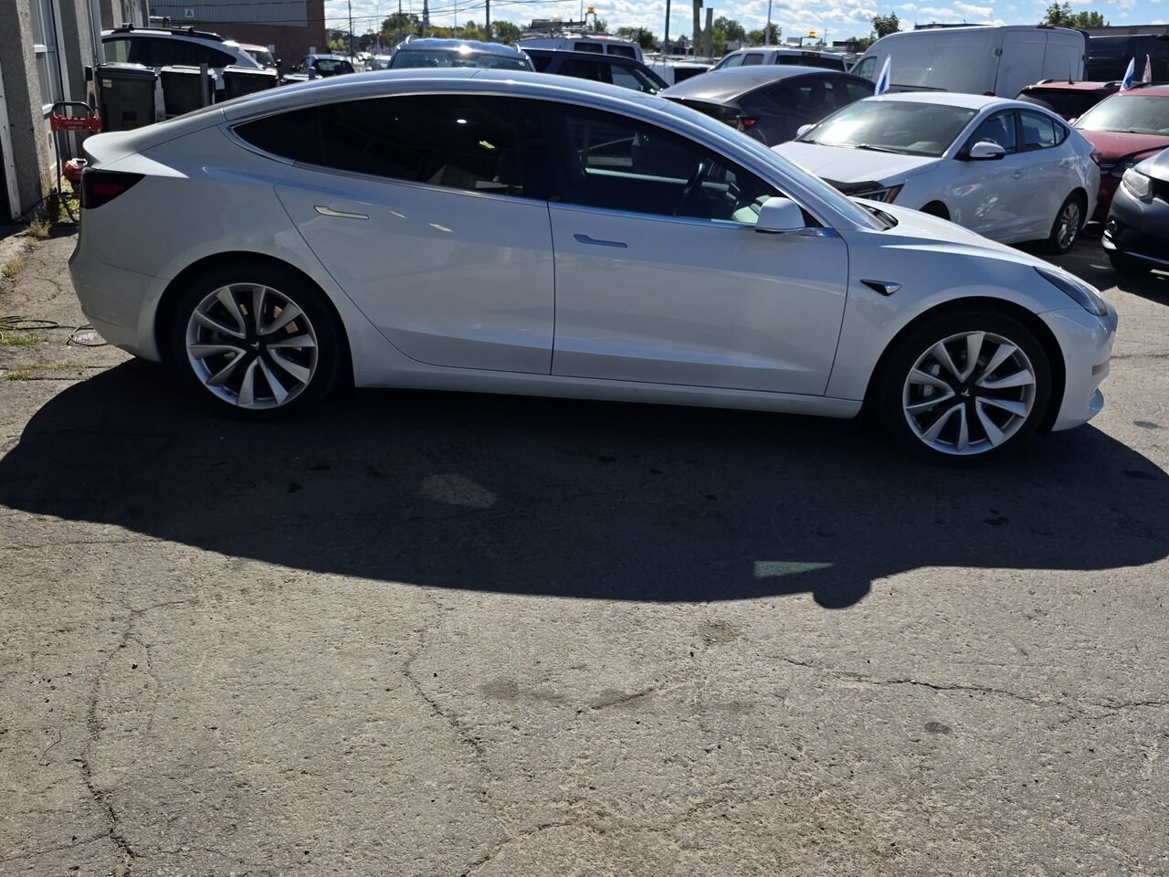 2020 Tesla Model 3 White  - photo #4