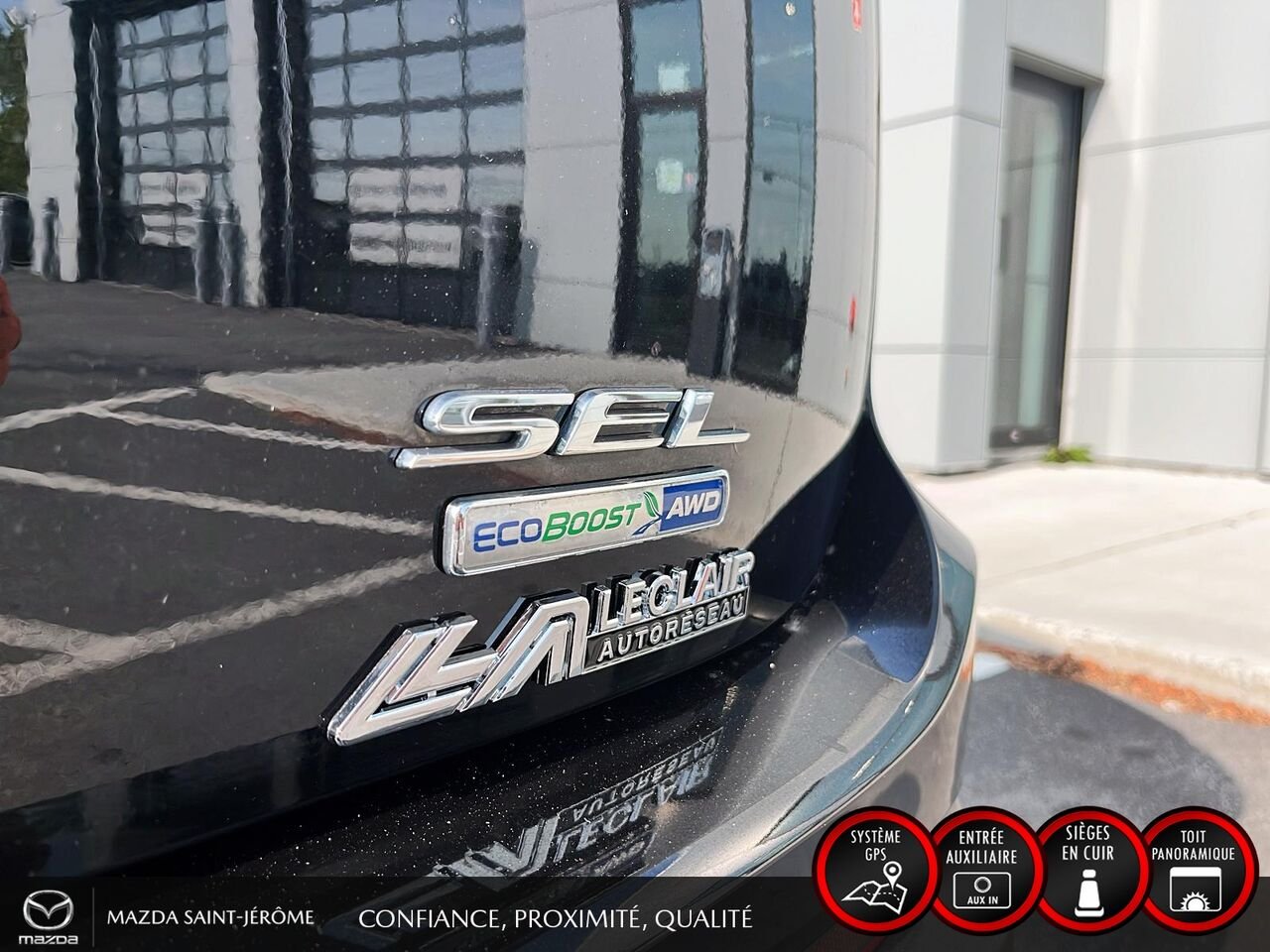 2018 Ford Edge Black Ste-Agathe des Monts - photo #8