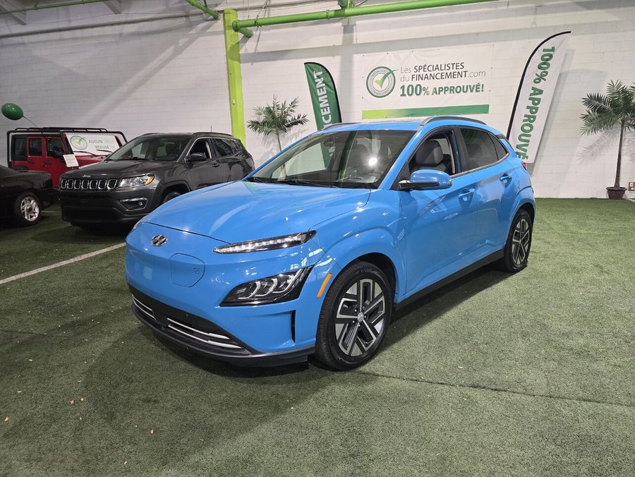 Hyundai Kona électrique Ultimate TA 2023 Bleu