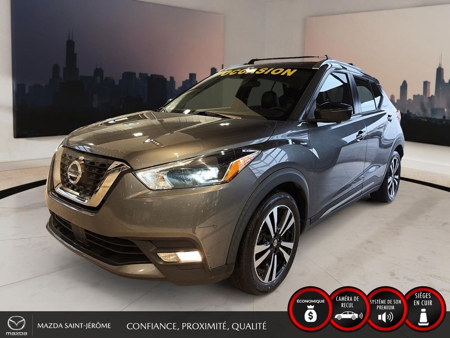 Nissan Kicks SR | SIÈGES CHAUFFANTS | CARPLAY | CAMÉRA 360 | SYSTÈME AUDIO BOSE 2020 Bleu