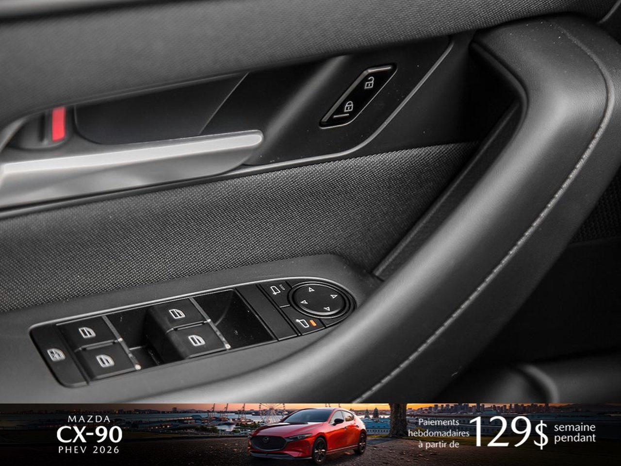 Mazda CX-90 hybride rechargeable JM3KKCHA5T1399561 2026 Blanc rhodium métallisé Mirabel - photo #15