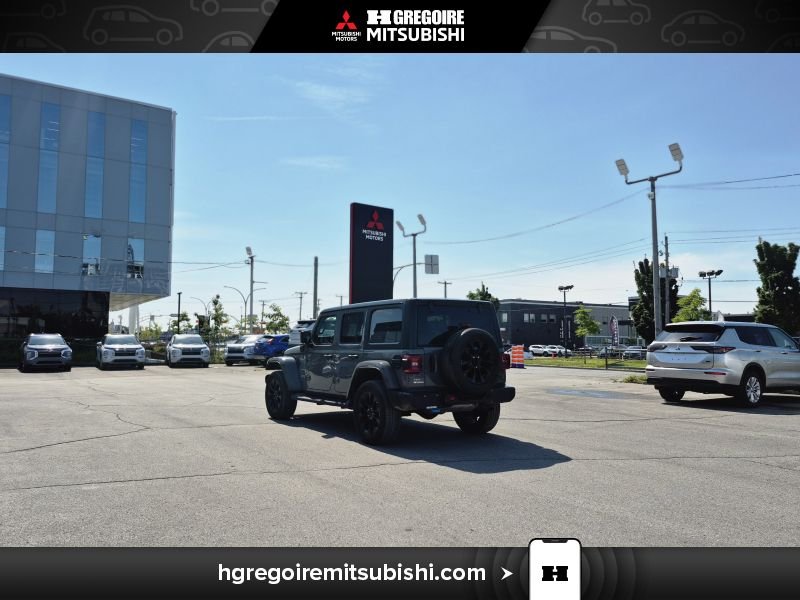 Jeep Wrangler MH4519 | Unlimited Sahara 4xe Mags Caméra Carplay 2022 Gris Laval - photo #7