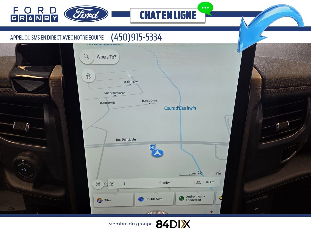2025 Ford F-150 LIGHTNING LARIAT, CUIR, TOIT White Granby - photo #13