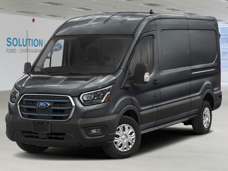 2025 Ford E-Transit Cargo Van Carbonized Grey Metallic