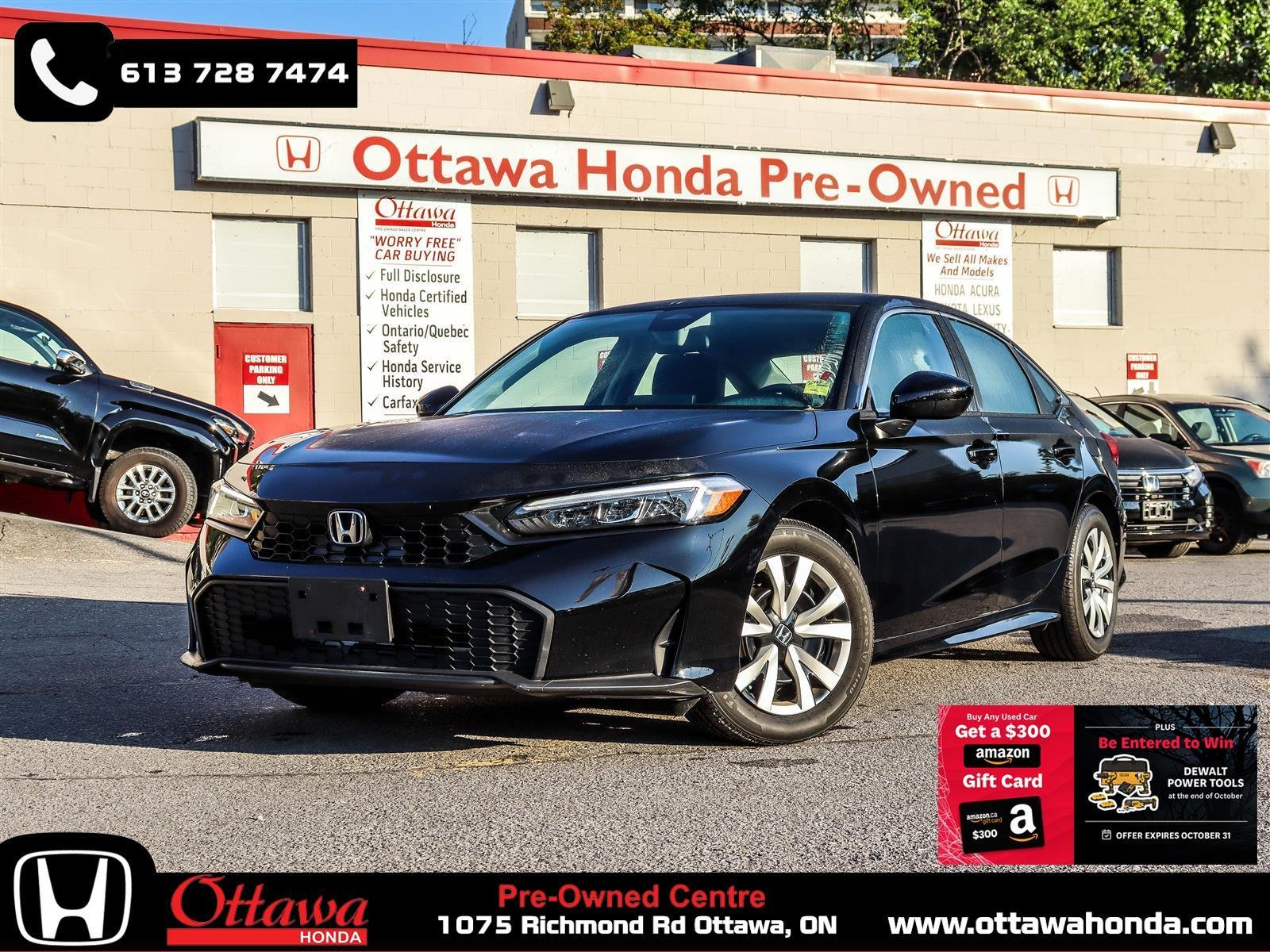 Honda Civic Berline LX 2025 Black Ottawa & Gatineau - photo #0