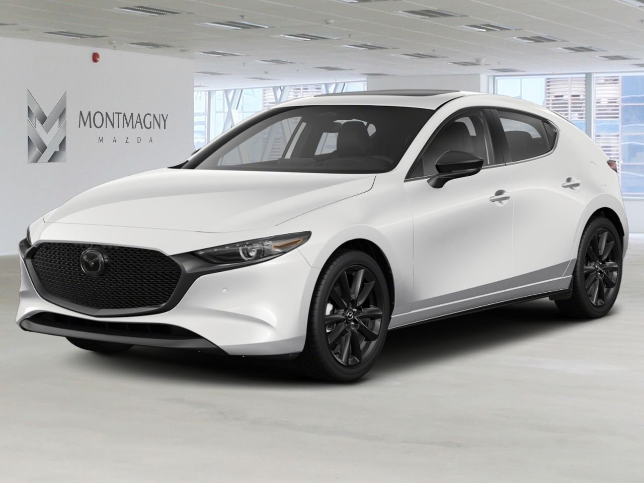 MAZDA Mazda3 Sport GT avec moteur turbo BA TI i-ACTIV 2026 Blanc neige nacré Montmagny - photo #0