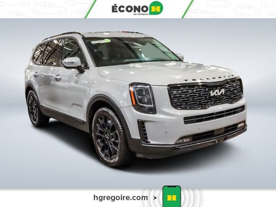 2022 Kia Telluride NIGHTSKY AWD CUIR TOIT NAV BLUETOOTH CAMÉRA MAGS Grey
