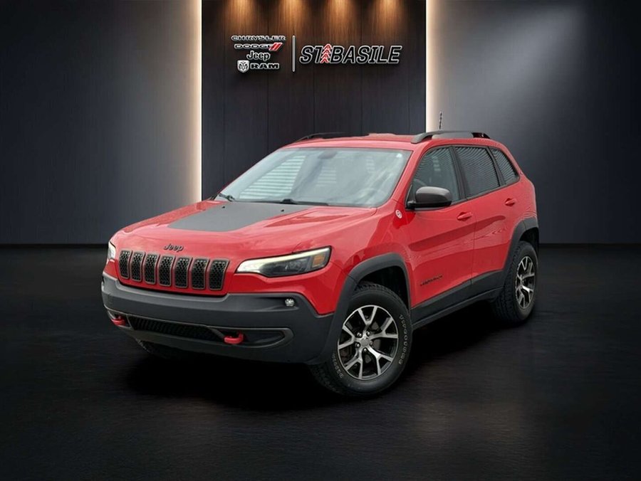2019 Jeep Cherokee TRAILHAWK 4X4, ENSEMBLE TEMPS FROID, ATTACHE REMOR Red