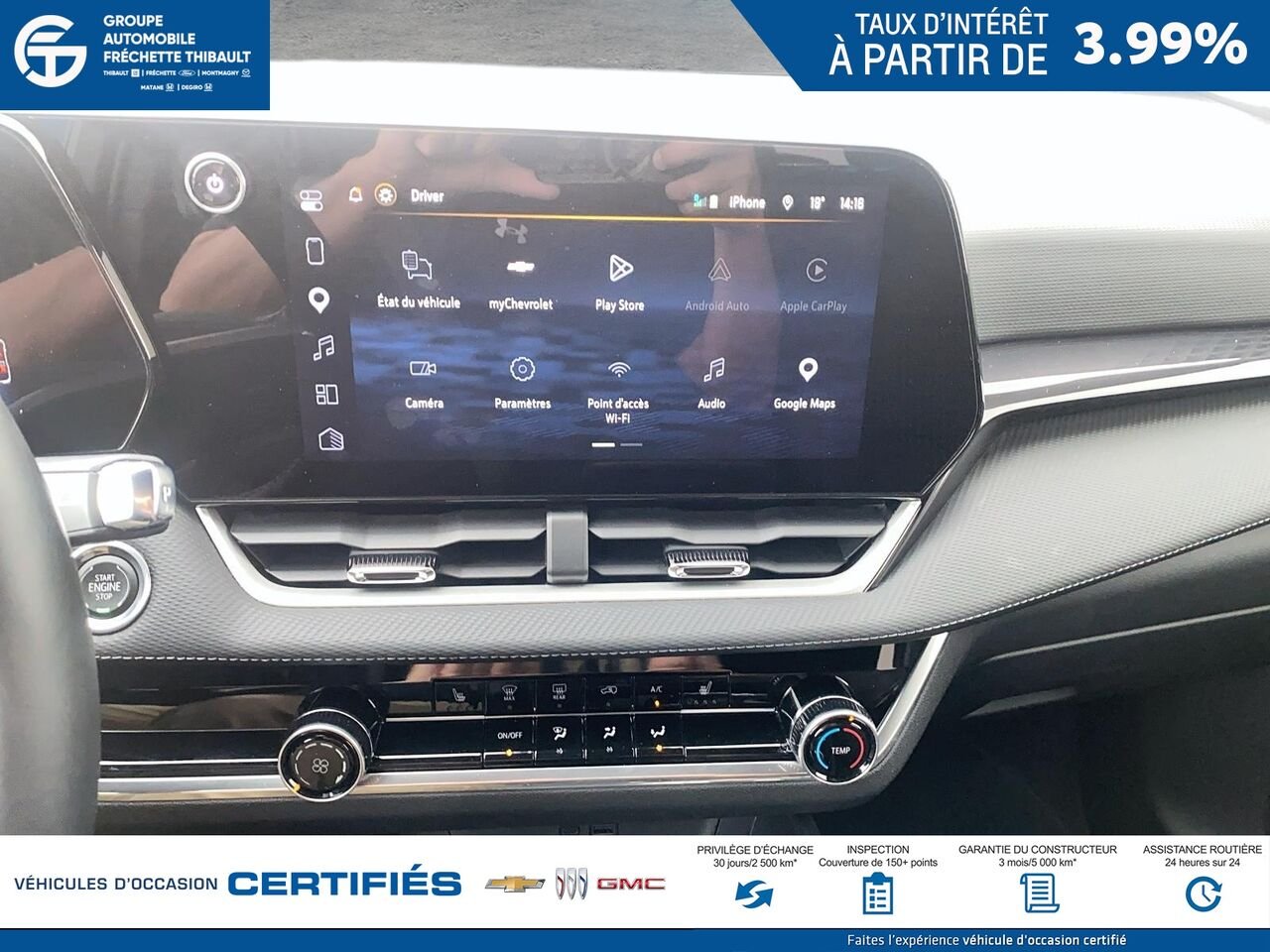 2026 CHEVROLET EQUINOX LT 4 portes à transmission intégrale avec 2LT White Montmagny - photo #12