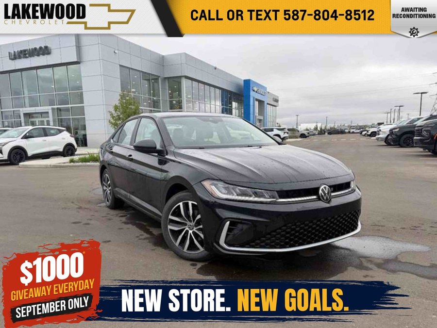 2025 Volkswagen Jetta Comfortline 1.5T | Heated Leatherette Bucket Seats Black