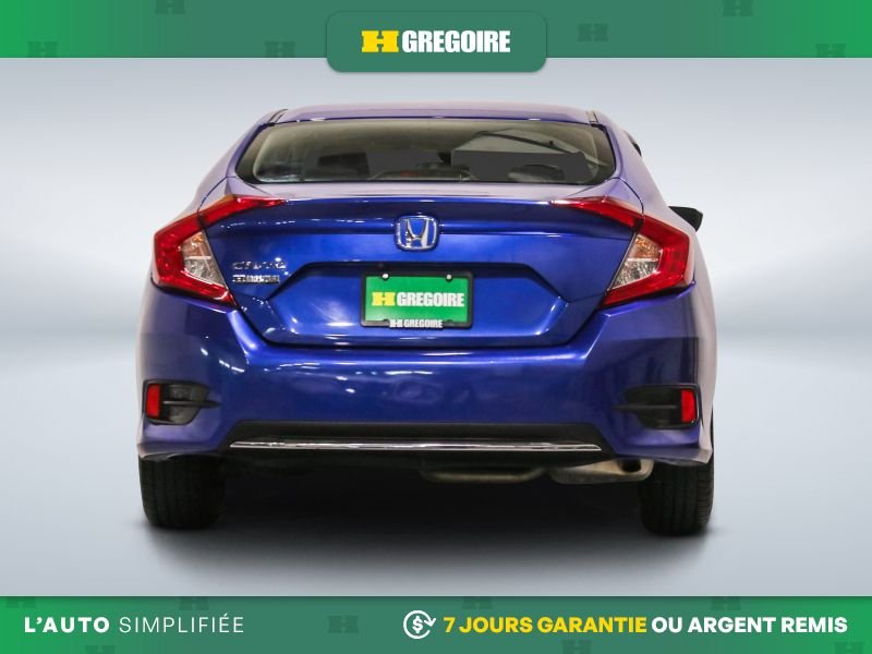Honda Civic 821871 | LX AUTO AC GR ELECT CAMERA DE RECUL BLEUTOOTH 2019 Bleu Laval - photo #7
