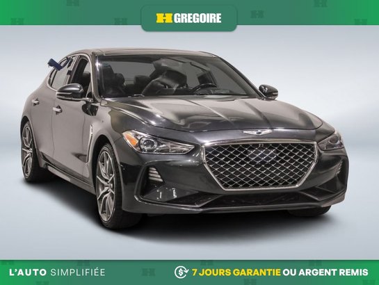 2020 Genesis G70 3.3T AWD AUTO A/C CUIR TOIT NAV MAGS CAM RECUL BLE Green