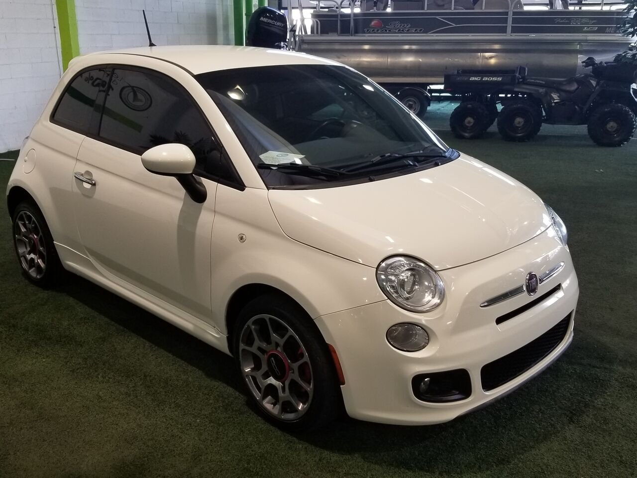 2014 FIAT 500 White  - photo #16