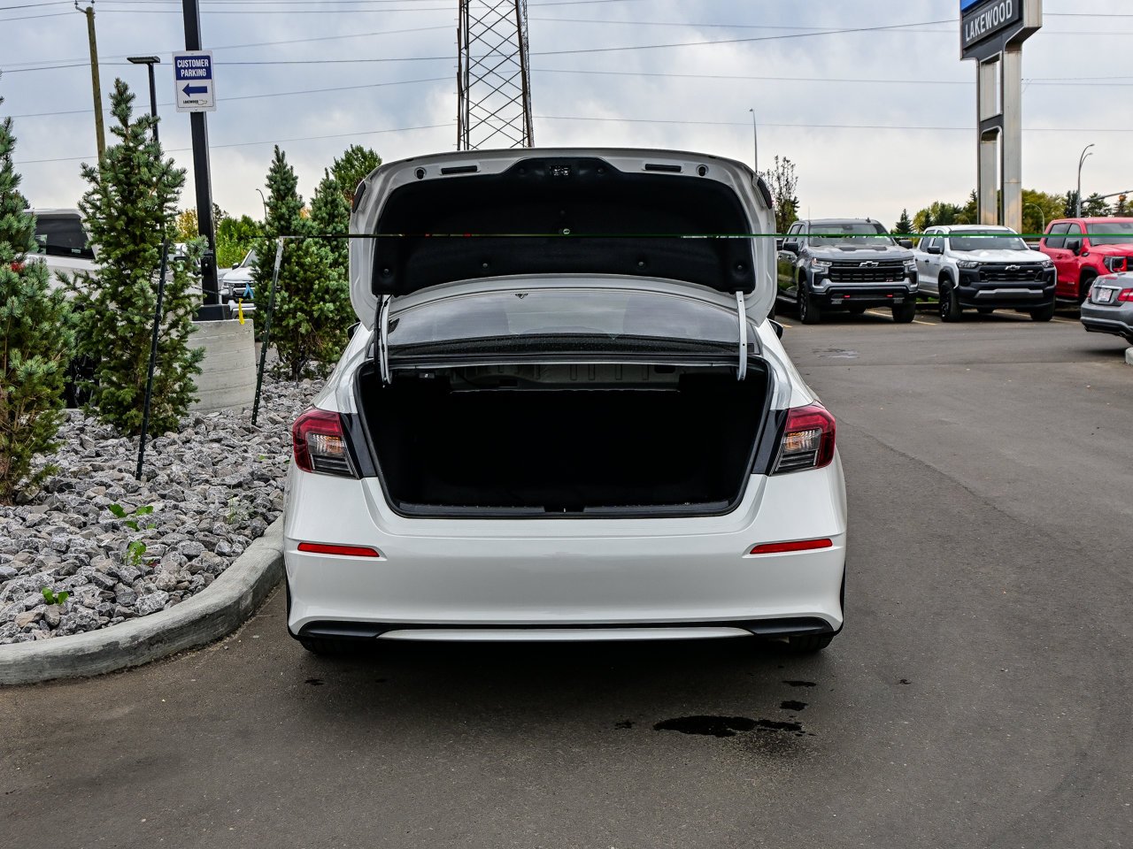 2025 Honda Civic Sedan LX CVT White Sherwood Park - photo #13