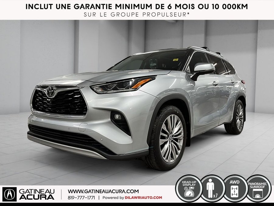 Toyota Highlander Platinum AWD 2021 Argent