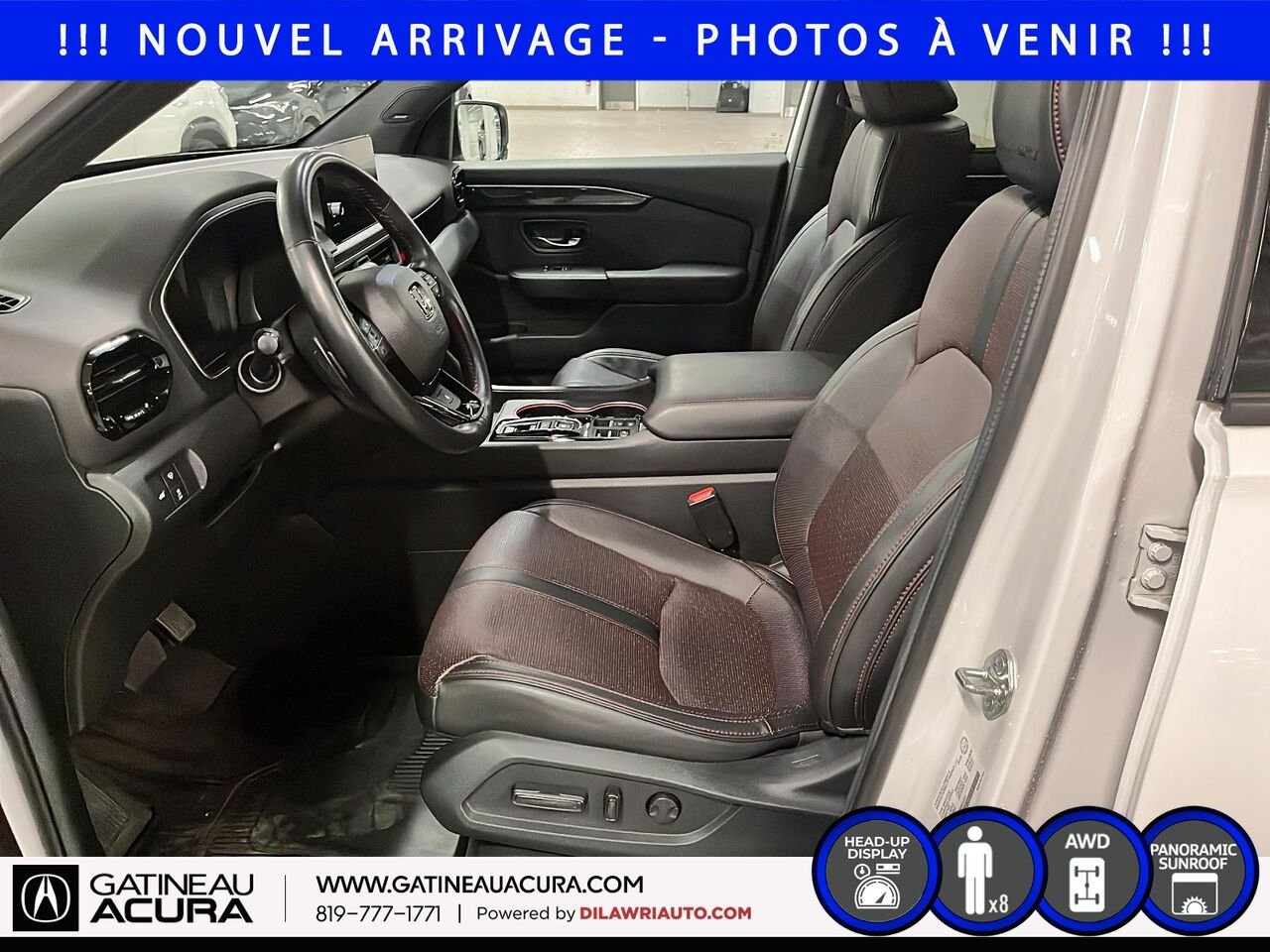 2024 Honda Pilot Black Edition AWD White Ottawa & Gatineau - photo #9