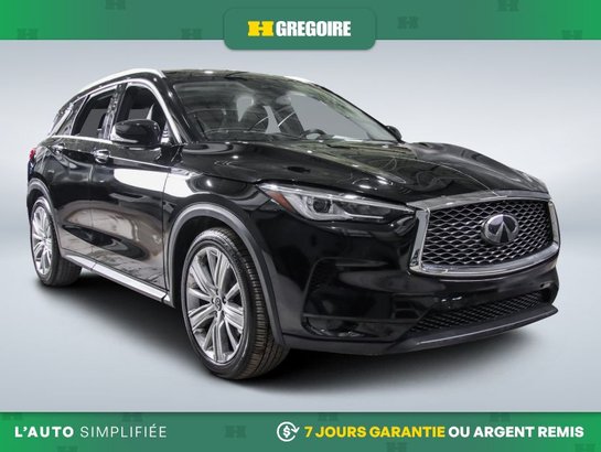2021 Infiniti QX50 Essential Tech AWD AUTO A/C MAGS CUIR TOIT NAV CAM Black