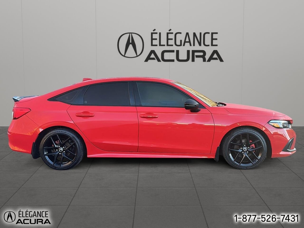 2022 Honda Civic Berline Sport CVT | A8935 Red Granby - photo #3
