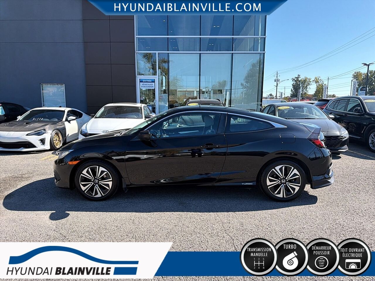 Honda Civic Coupé 2017 Noir Blainville - photo #6