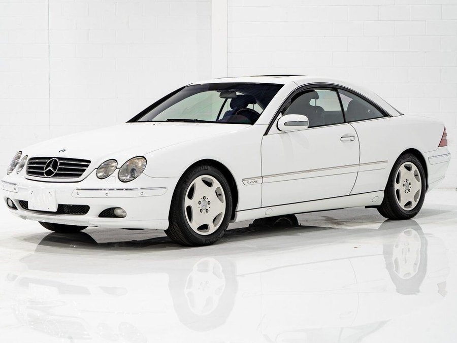 2001 Mercedes-Benz CL600 2001 White
