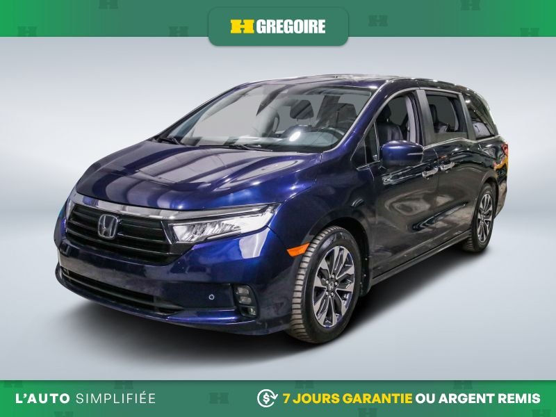 Honda Odyssey 729446 | EX-L Navi AUTO A/C CUIRTOIT NAV GR ELECT MAGS CAM 2022 Bleu Laval - photo #2
