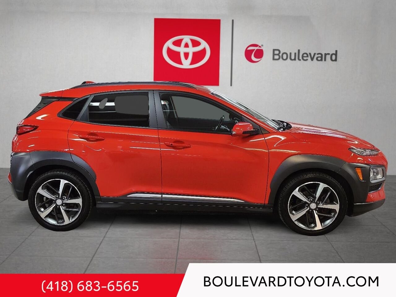 Hyundai Kona 100408A-51 | 1.6T ULTIMATE TI, AWD 2020 Orange Québec - photo #2