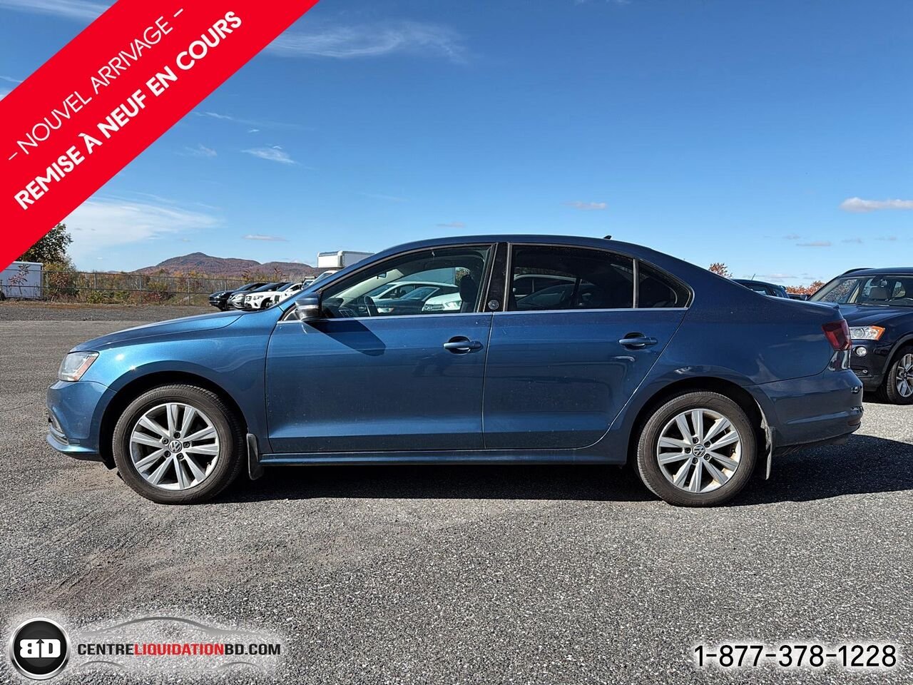 Volkswagen Berline Jetta Édition Wolfsburg 1.4 TSI AUTO | BD0443 2017 Bleu Granby - photo #10