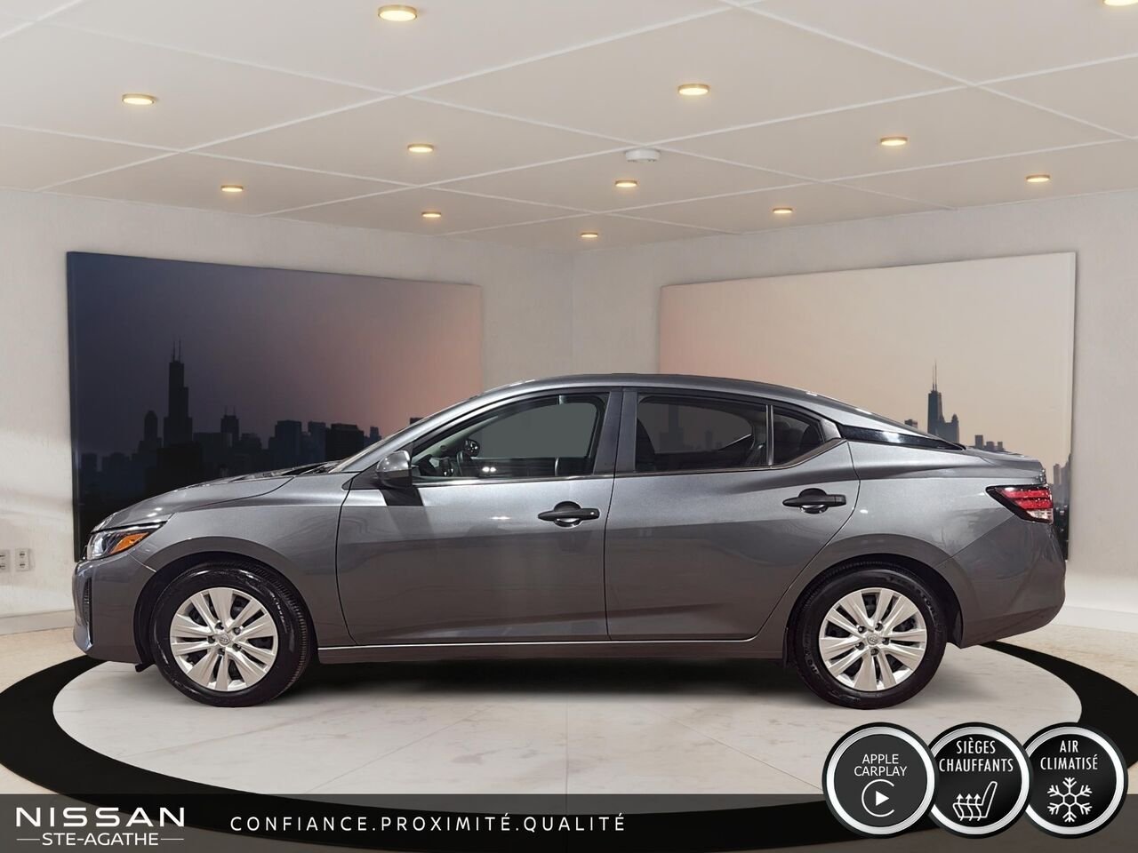 Nissan Sentra S Plus | AUTOMATIQUE | APPLE CARPLAY | UN SEUL PROPRIÉTAIRE 2024 Gris Saint-Jérôme - photo #5