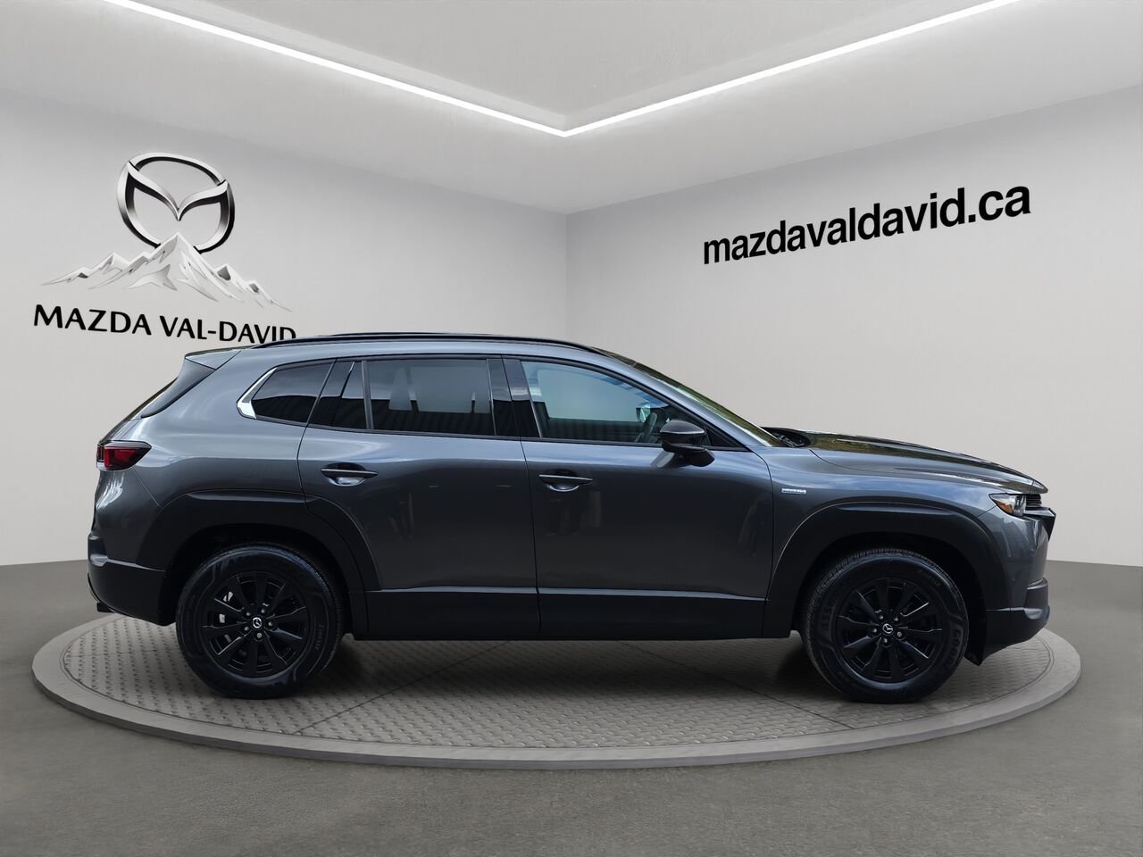 2025 Mazda CX-50 hybride GS-L e-AWD, toit panoramique, sièges avant chauffants, volant chauffant, Apple CarPlay/Android Grey Val-David - photo #7
