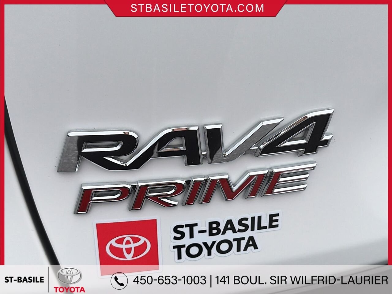 TOYOTA RAV4 PRIME 2023 Blanc Saint-Basile-le-Grand - photo #5