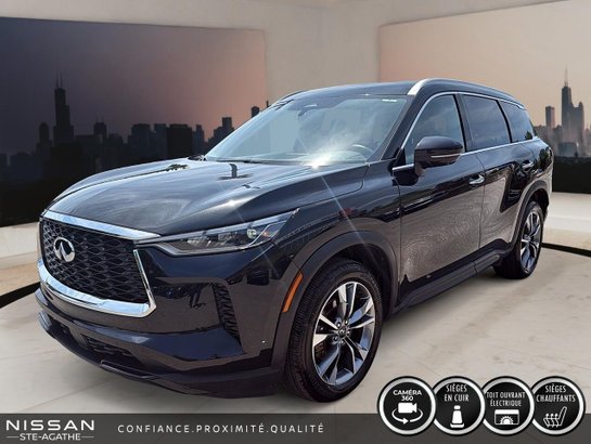INFINITI QX60 LUXE | AWD | TOIT PANORAMIQUE | 7 PLACES | 2024 Noir