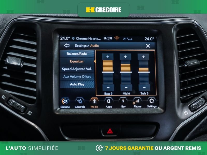 Jeep Cherokee 821880 | TRAILHAWK AWD AUTO A/C CUIR NAV GR ELECT MAGS CAM 2022 Gris Laval - photo #20