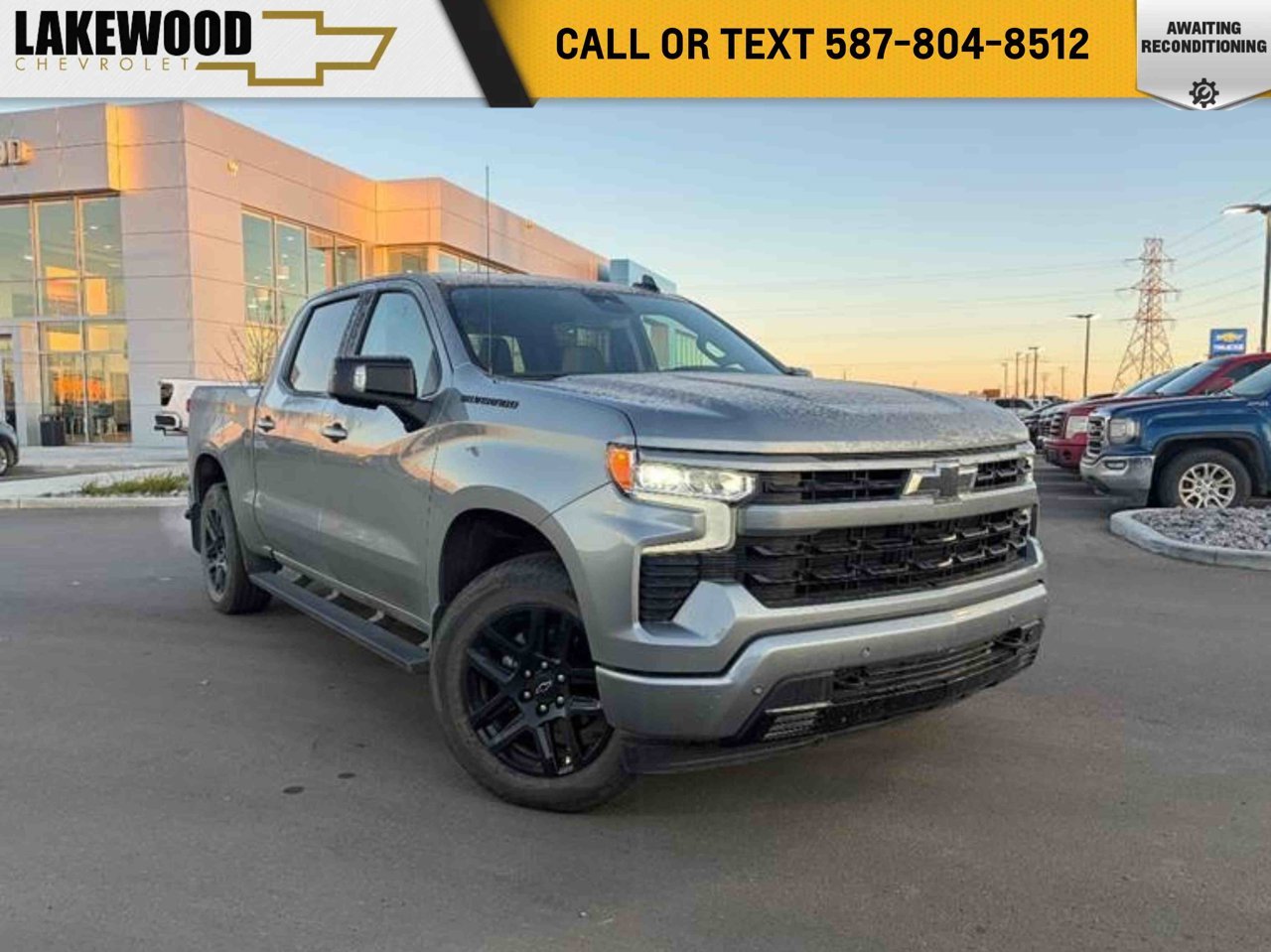 2025 Chevrolet Silverado 1500 4WD Crew Cab 147 RST Grey Sherwood Park - photo #0