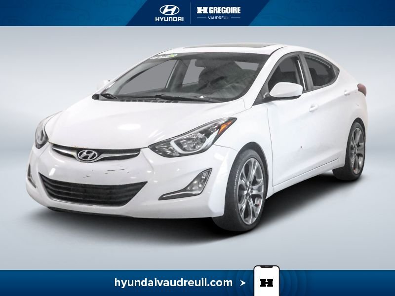 Hyundai Elantra YR819 | Allure sport berline 4 portes BA 2016 Blanc Laval - photo #4