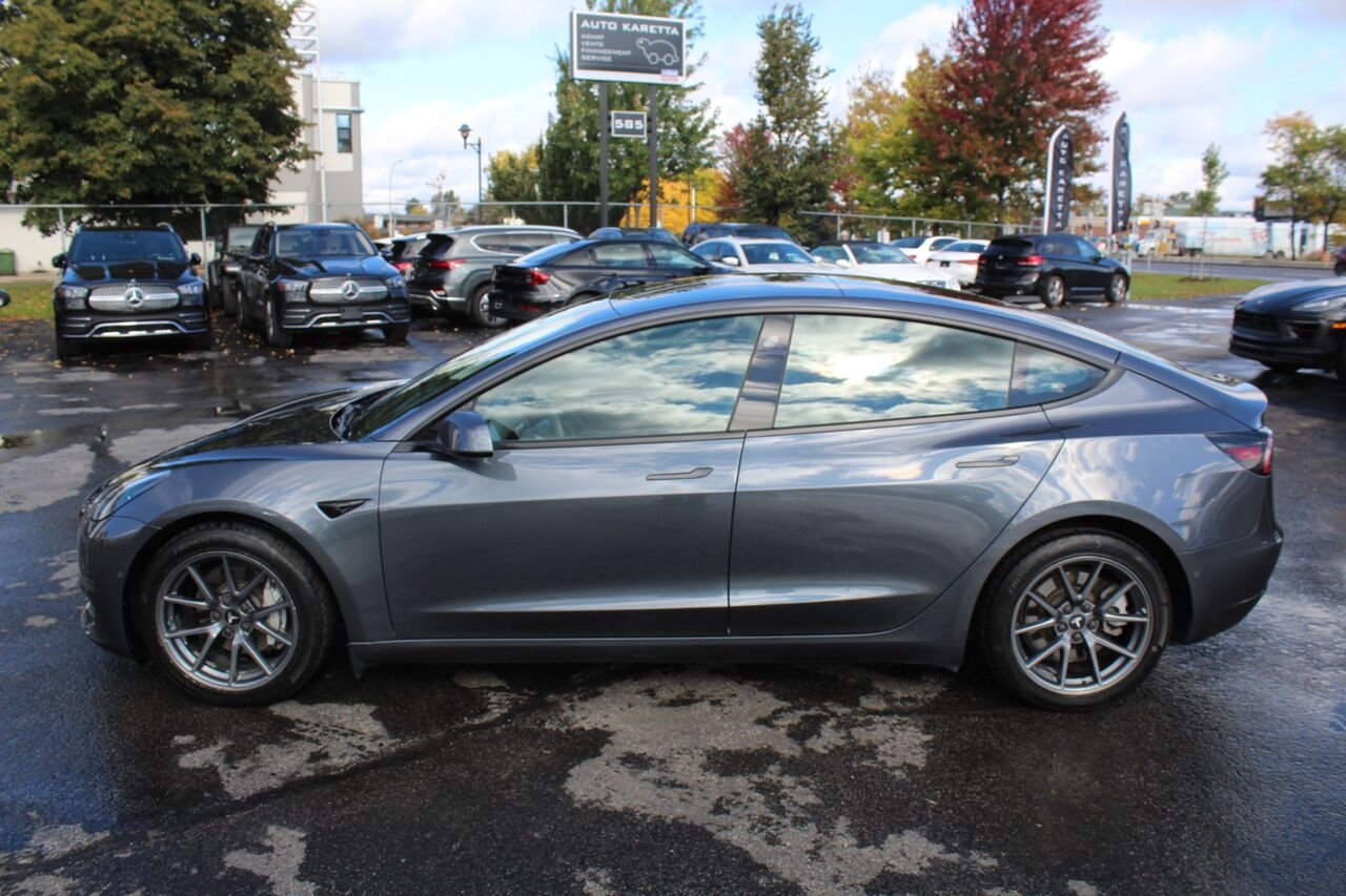 Tesla Model 3 VIN: 5YJ3E1EA9NF352606 2022 Gris Sainte-Rose - photo #5