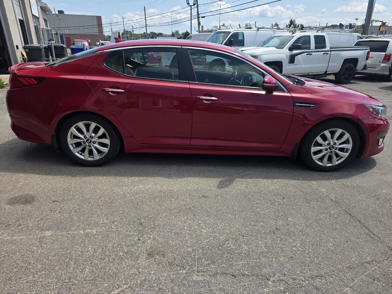 2015 Kia Optima Red  - photo #6