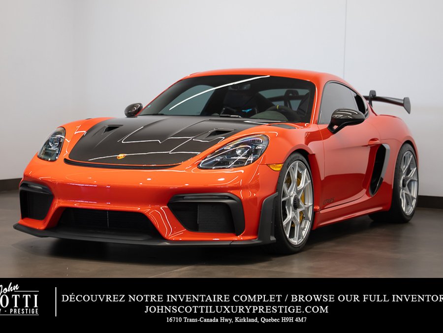 2025 Porsche 718 Cayman GT4 RS // Weissach Package Orange