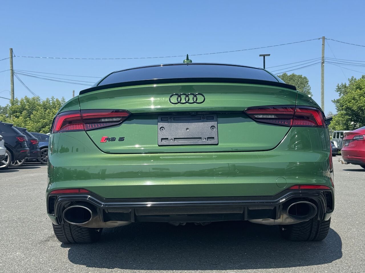 Audi RS 5 Sportback 2019 Vert Granby - photo #7