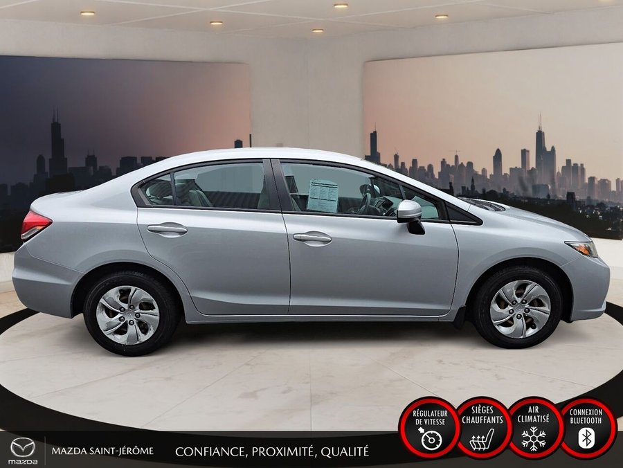2014 Honda Civic Berline LX 4 portes | JAMAIS ACCIDENTÉ | IMPECCABLE Silver