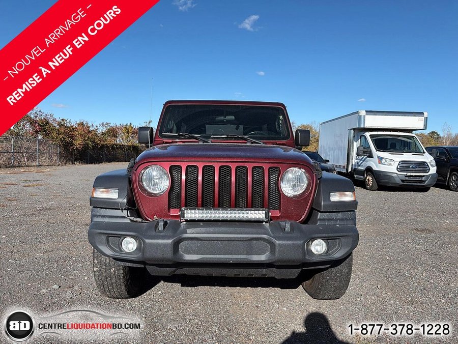 2022 Jeep Wrangler Unlimited Sport S 4x4 Red