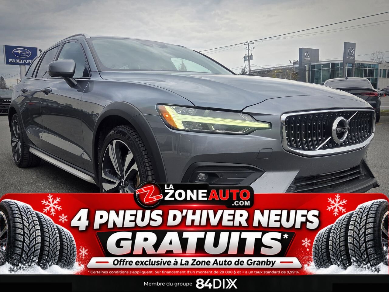 Volvo V60 Cross Country 2021 Gris Granby - photo #8