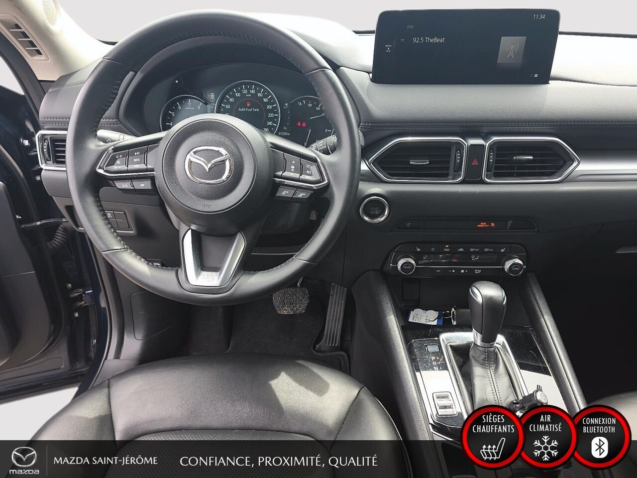 Mazda CX-5 GS | CUIR | AWD | MAGS | 2025 Bleu Saint-Jérôme - photo #12