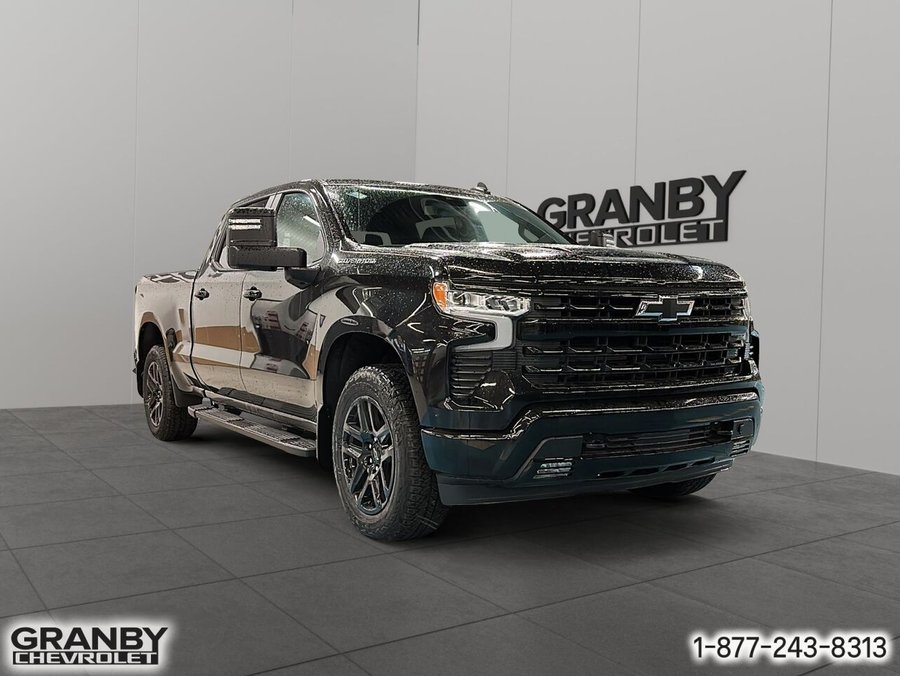 2026 CHEVROLET Silverado 1500 K1500 SILVERADO CREW CAB RST S/BOX (1SP) BLACK