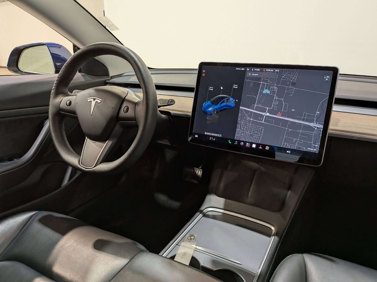 Tesla Model 3 Standard Range Plus RWD 2021 Bleu Val-David - photo #20