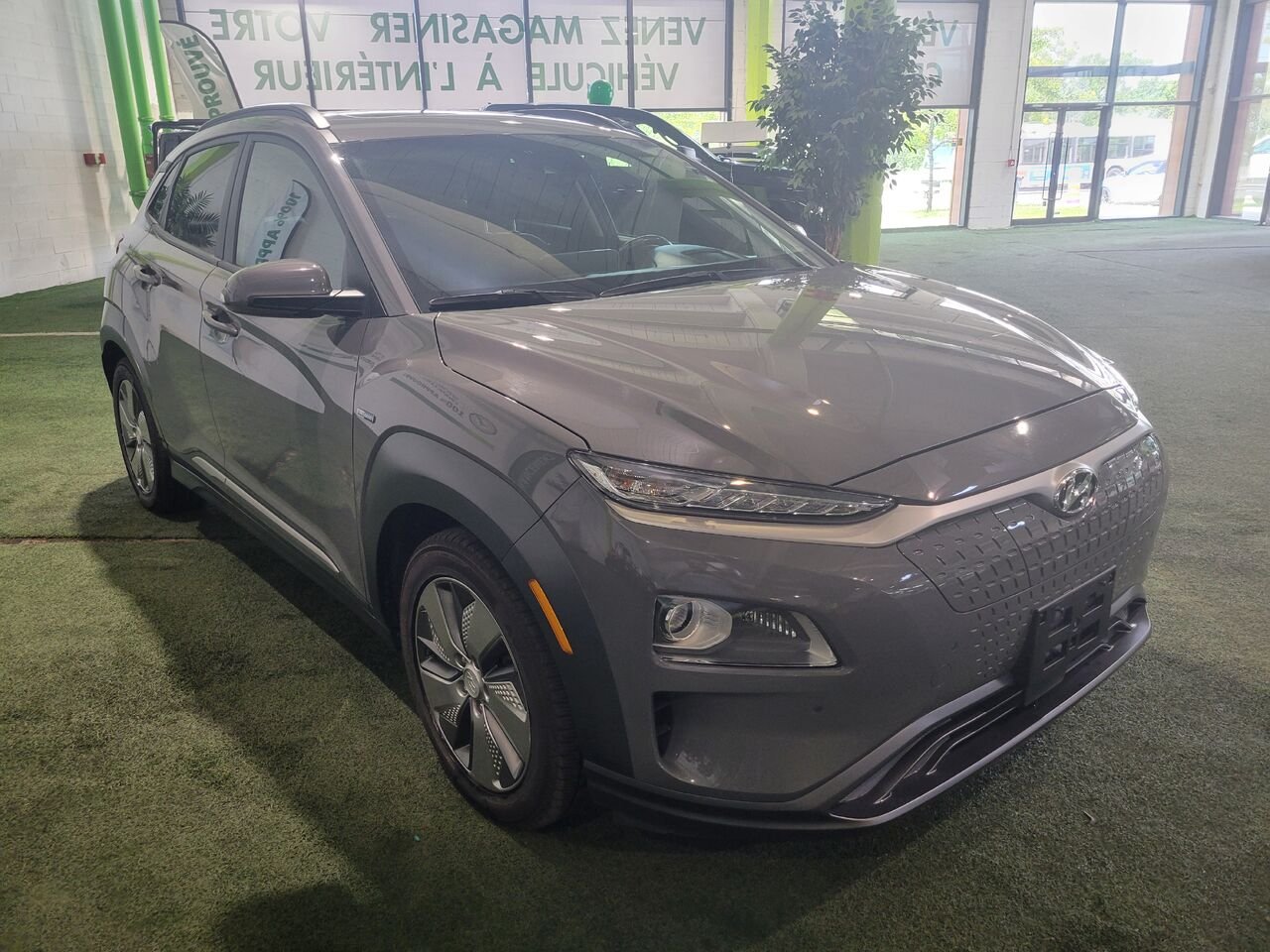 2019 Hyundai Kona Electric Grey  - photo #7